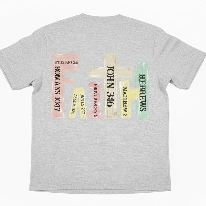 FAITH- Women’s sport grey Tshirt