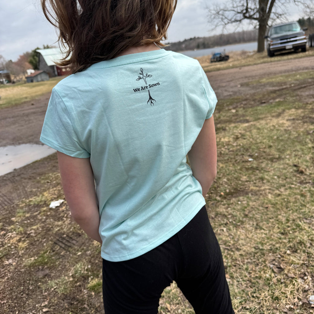 Youth size small baby blue a lot can happen in three days