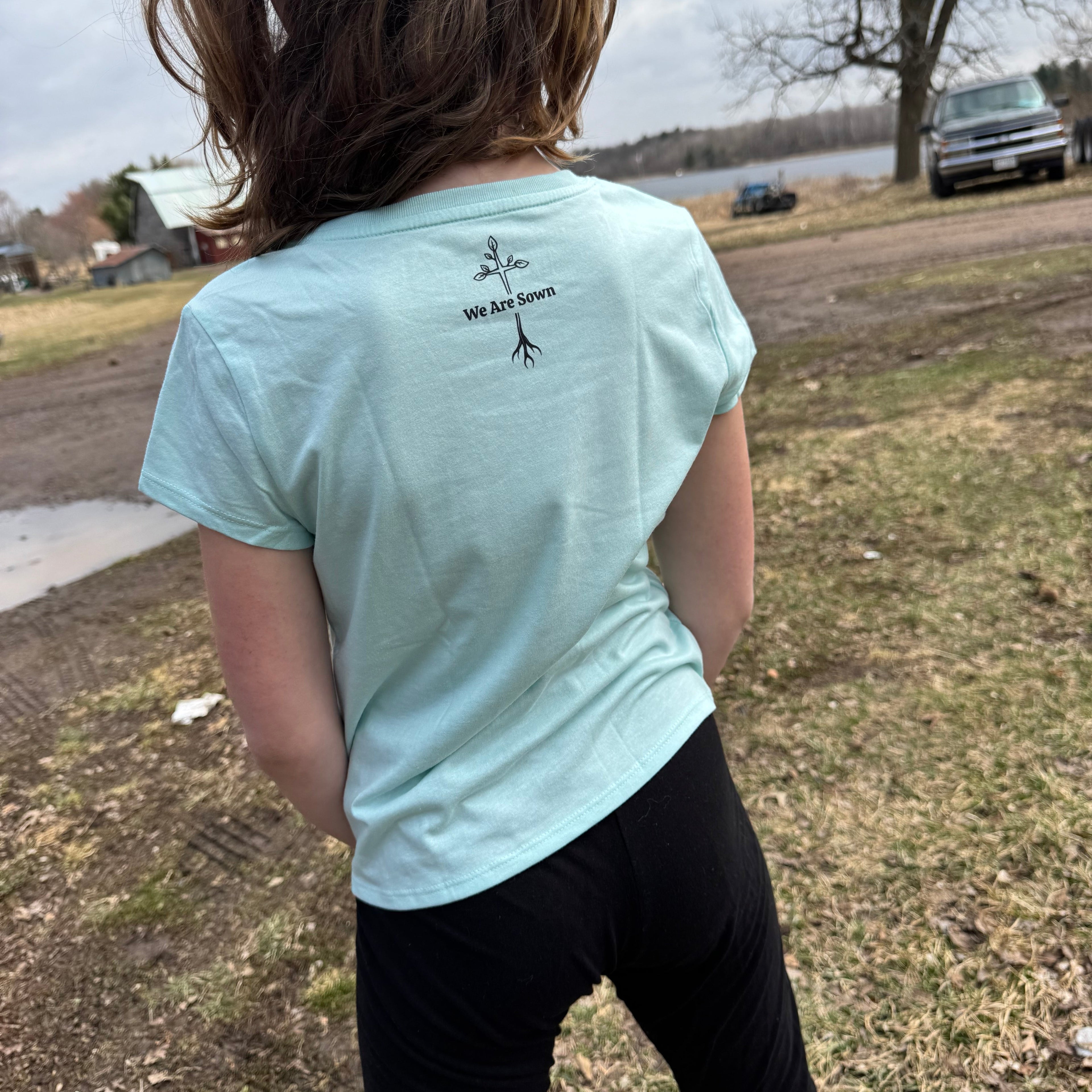 Youth size small baby blue a lot can happen in three days