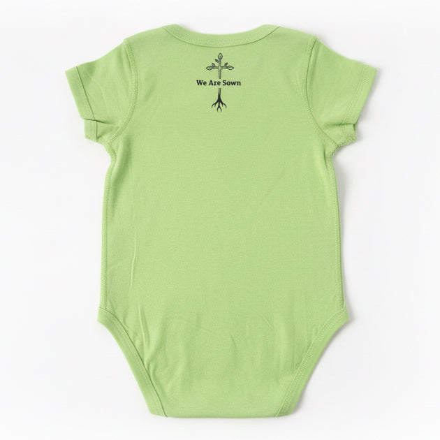 Green 18 month lion of Judah king of Kings onesie