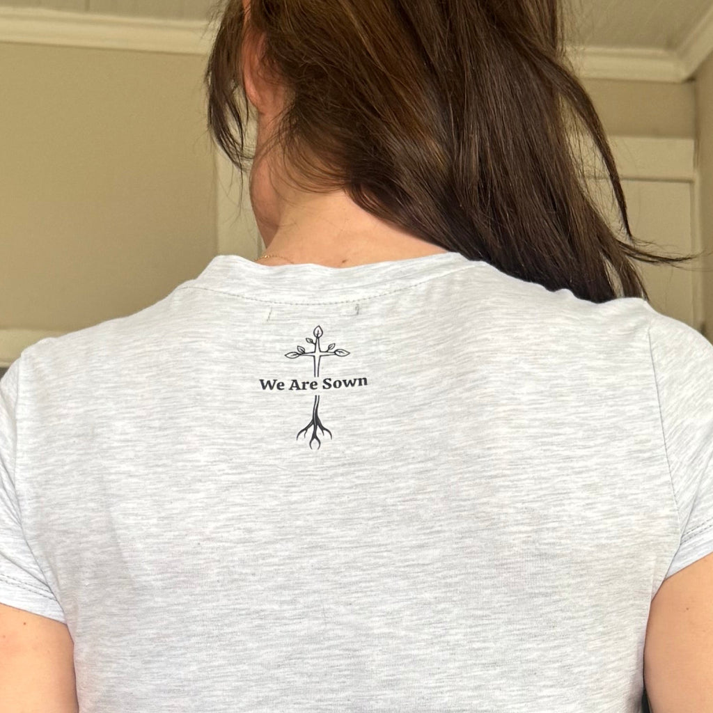 FAITH- Women’s sport grey Tshirt
