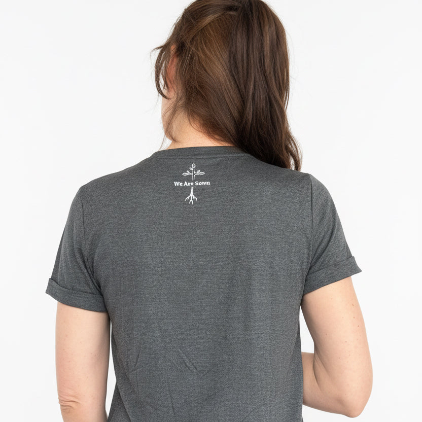 Women’s size medium, dark gray there is freedom T-shirt