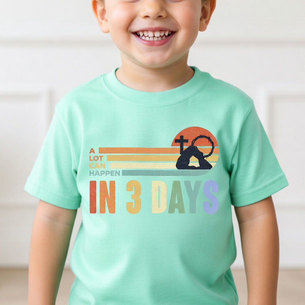 A Lot Can Happen In 3 Days | Retro Youth Jersey T-Shirt