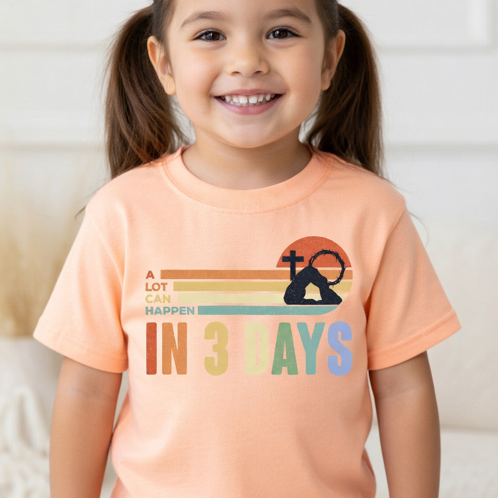 A Lot Can Happen In 3 Days | Retro Youth Jersey T-Shirt
