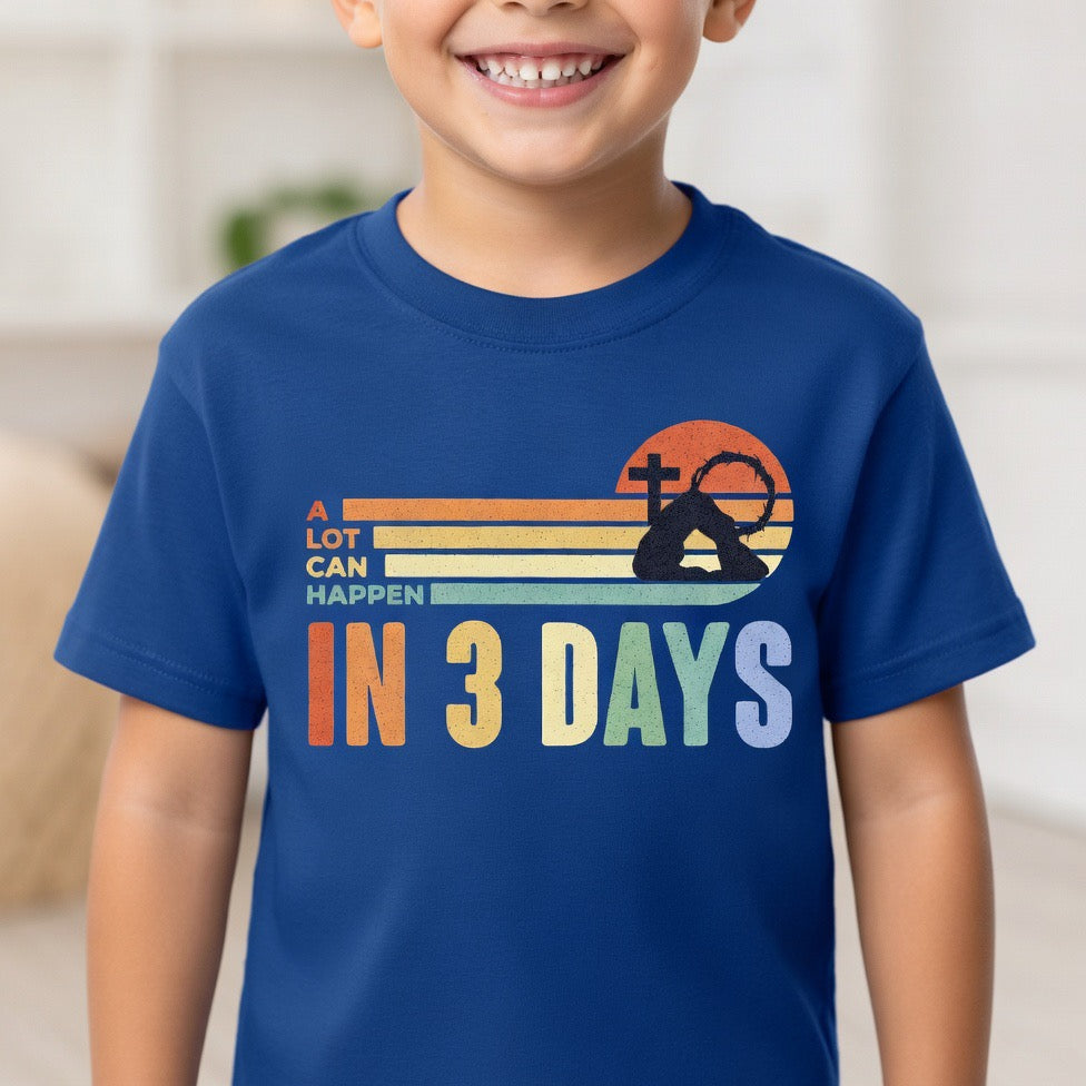 A Lot Can Happen In 3 Days | Retro Youth Jersey T-Shirt