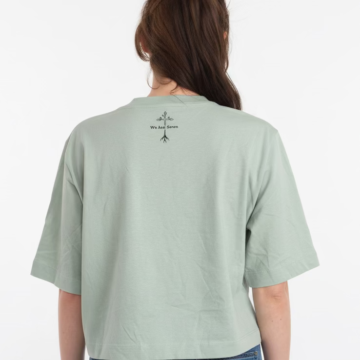 Here I am send me size medium sage green