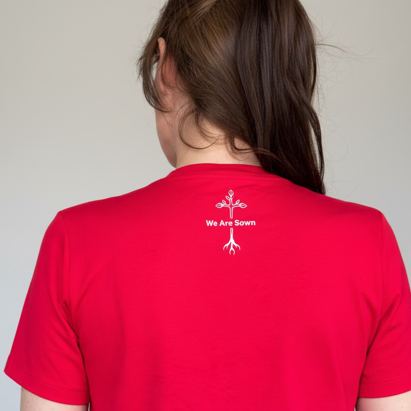 Set apart red T-shirt, size medium