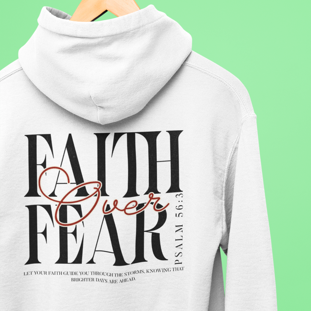 Faith Over Fear Heavyweight Hoodie