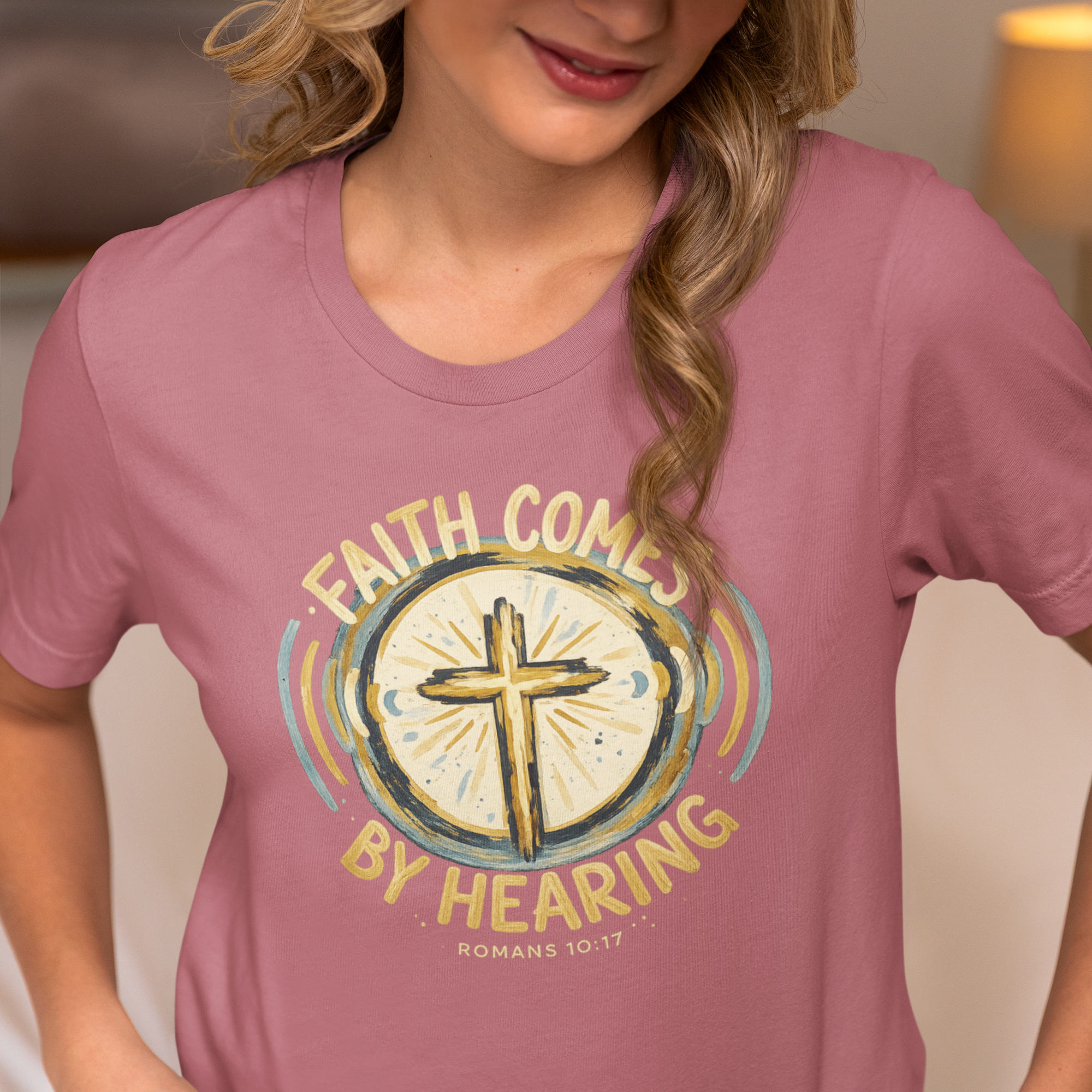 Faith Comes by Hearing – Romans 10:17 Tee