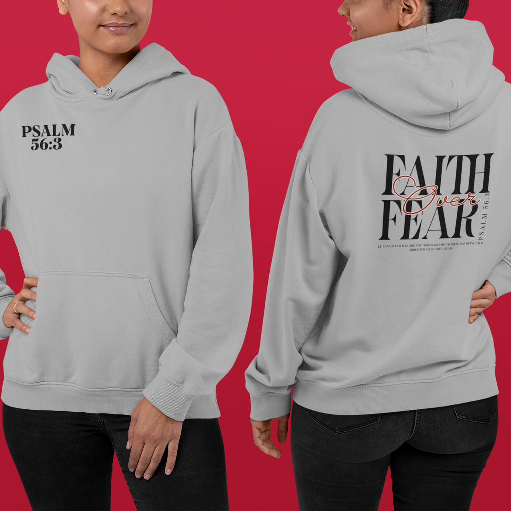 Faith Over Fear Heavyweight Hoodie