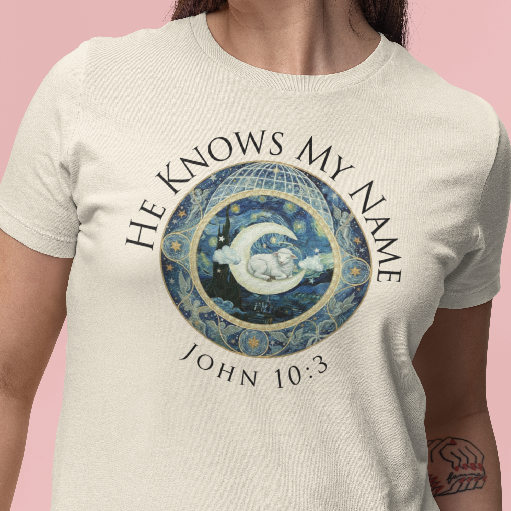 He knows my name- Heavyweight Tee