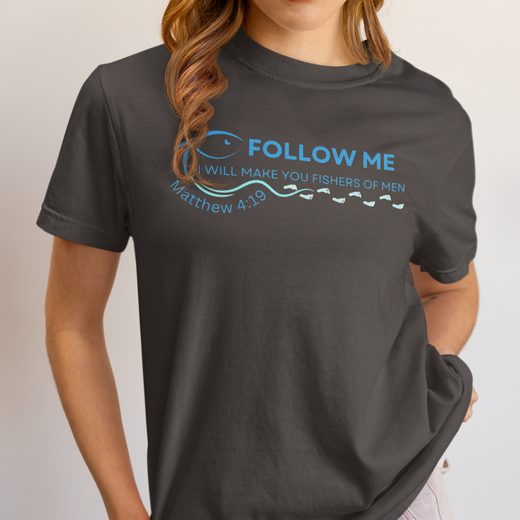 Follow Me – Fishers of Men Heavyweight Tee