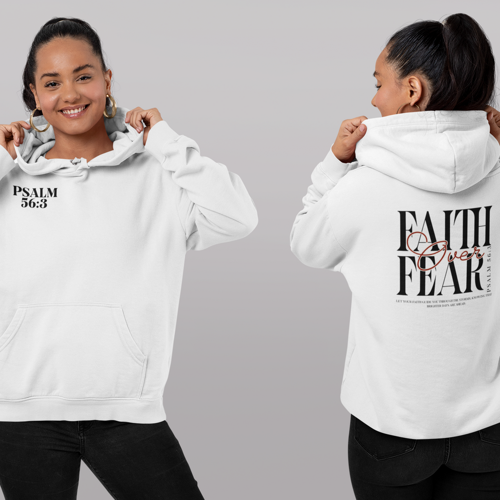Faith Over Fear Heavyweight Hoodie