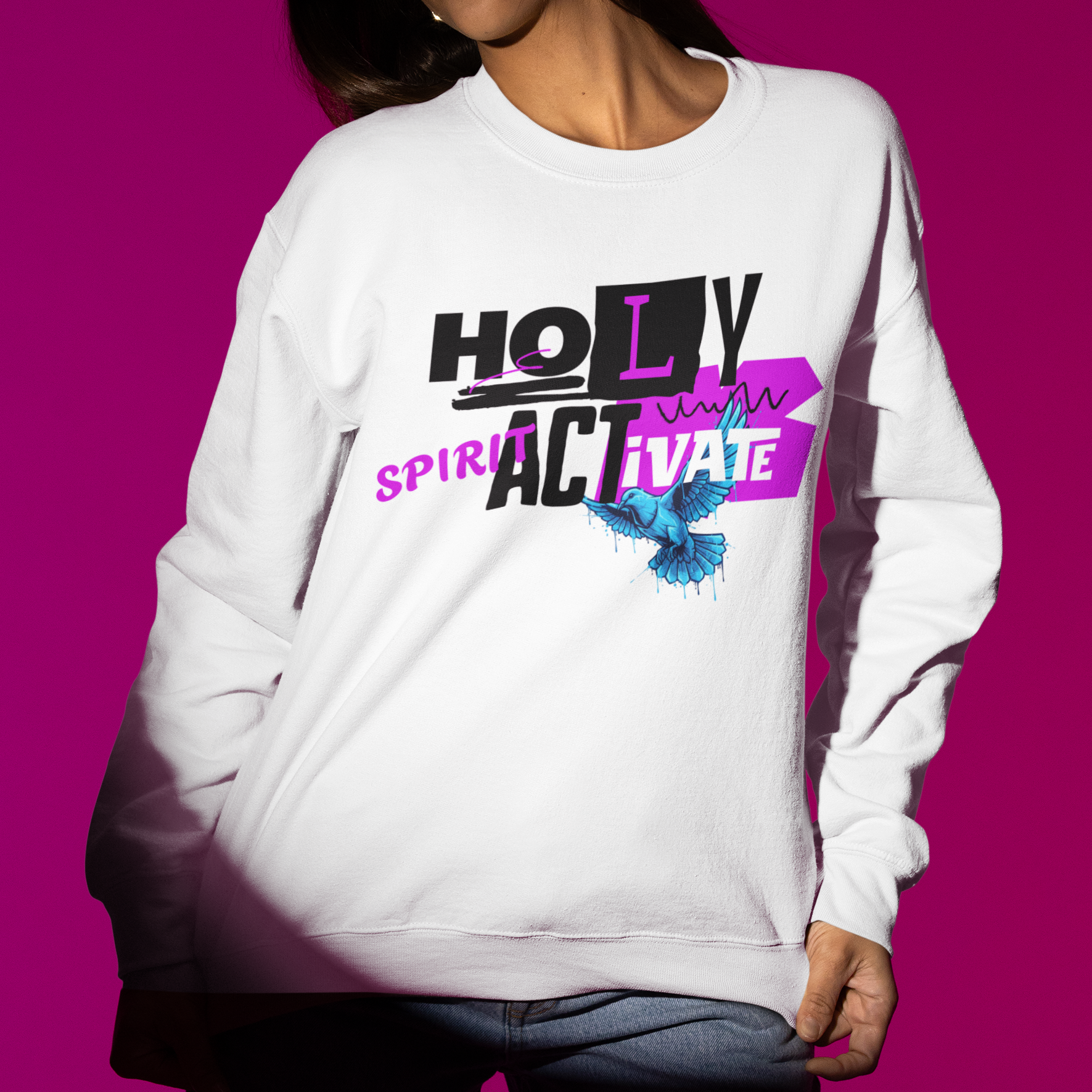 Holy Spirit Activate Crewneck Sweatshirt