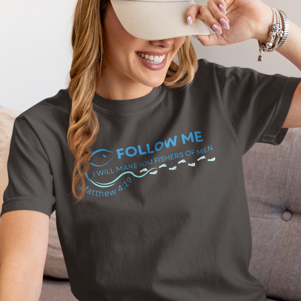 Follow Me – Fishers of Men Heavyweight Tee