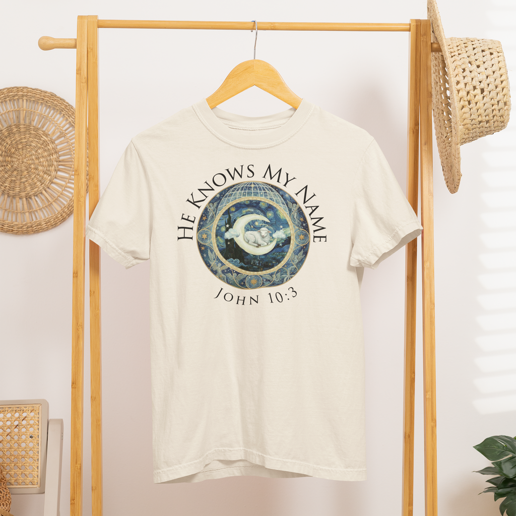 He knows my name- Heavyweight Tee