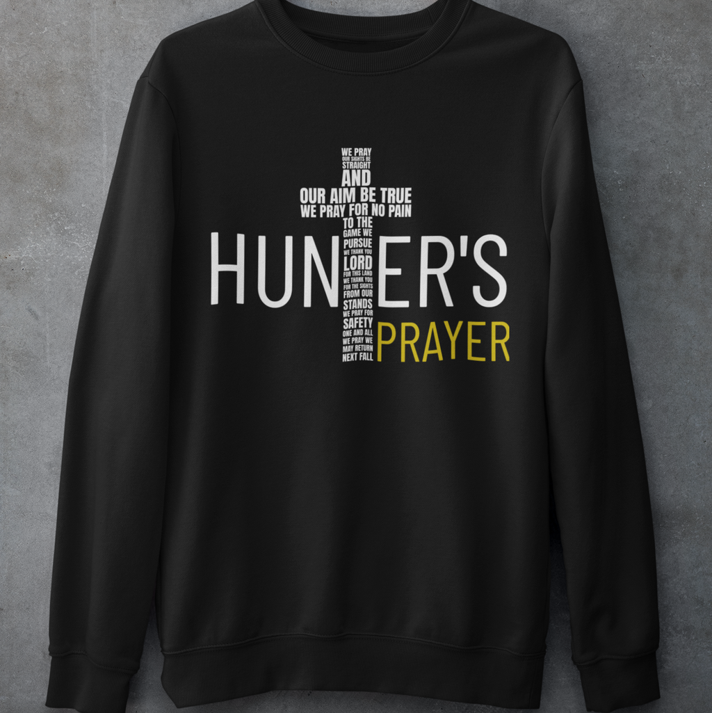 Hunter’s Prayer-black sweatshirt