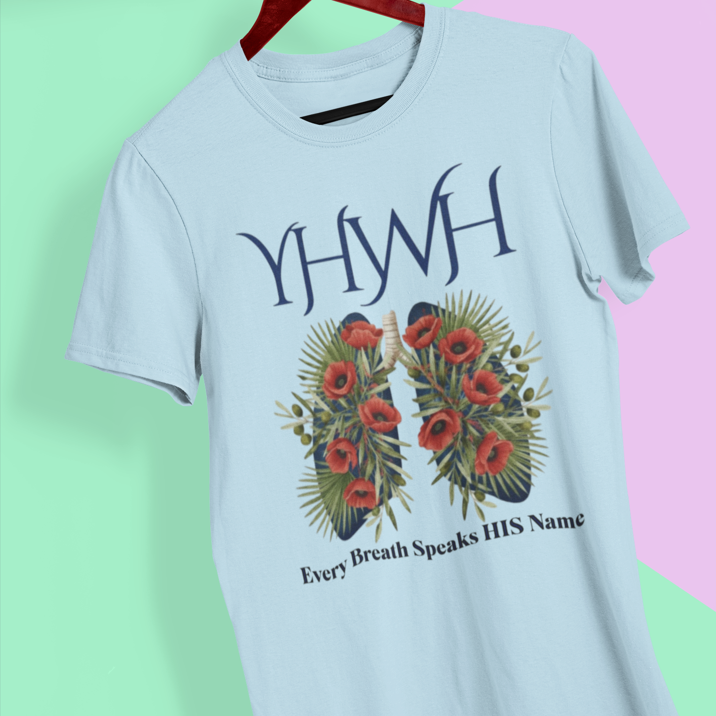 YHWH Poppies Heavyweight Tee
