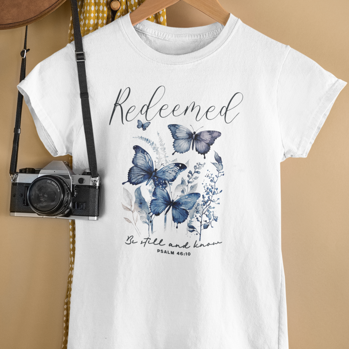 Redeemed Butterfly Heavyweight Tee