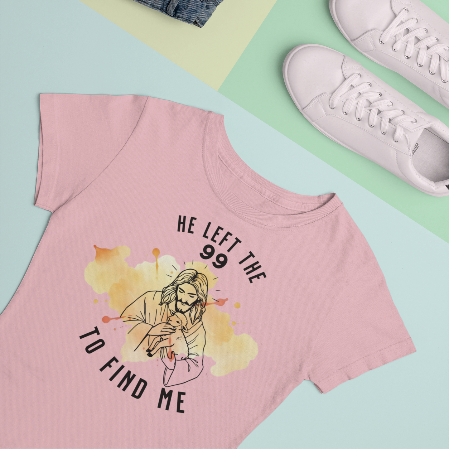 He left the ninety-nine Heavyweight Tee