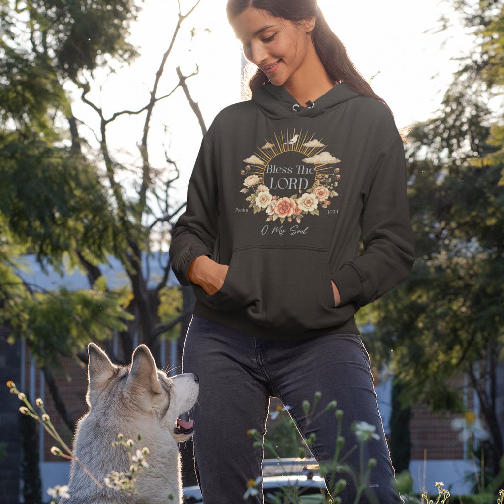Bless the Lord, oh my soul- Fleece Pullover Hoodie