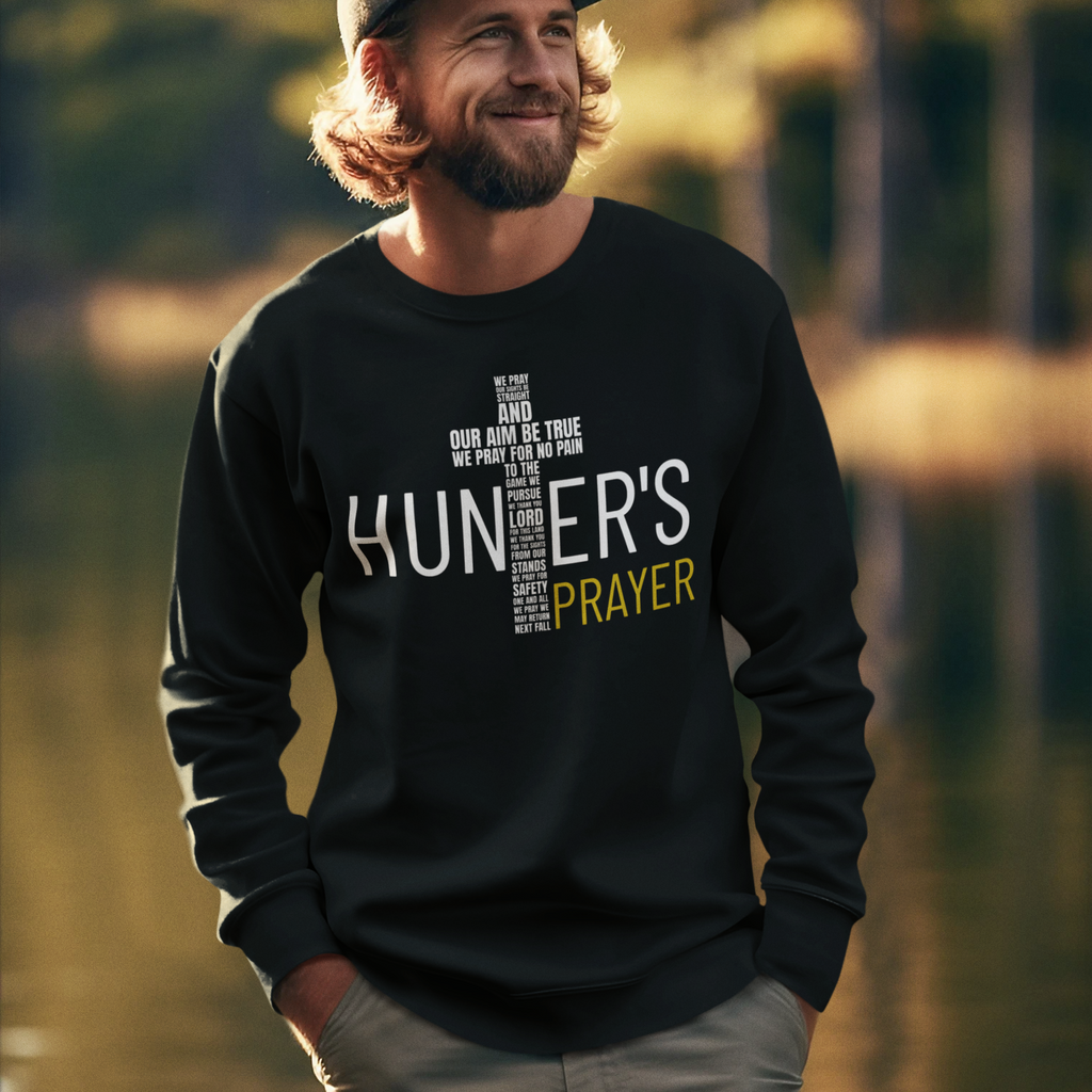 Hunter’s Prayer-black sweatshirt