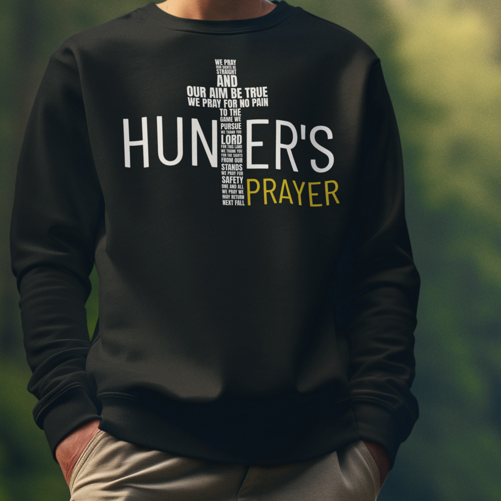Hunter’s Prayer-black sweatshirt