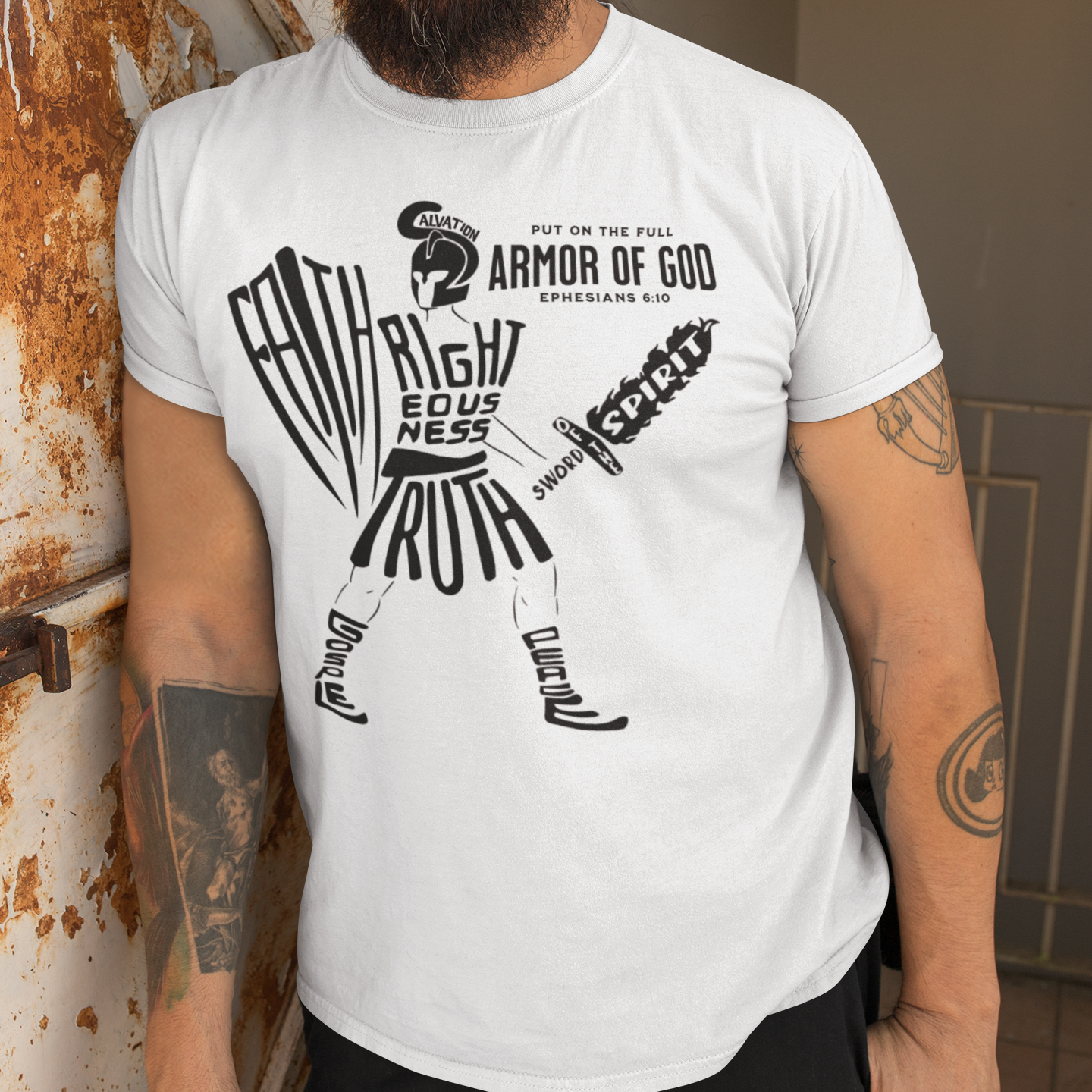 Full Armor of God Heavyweight Tee